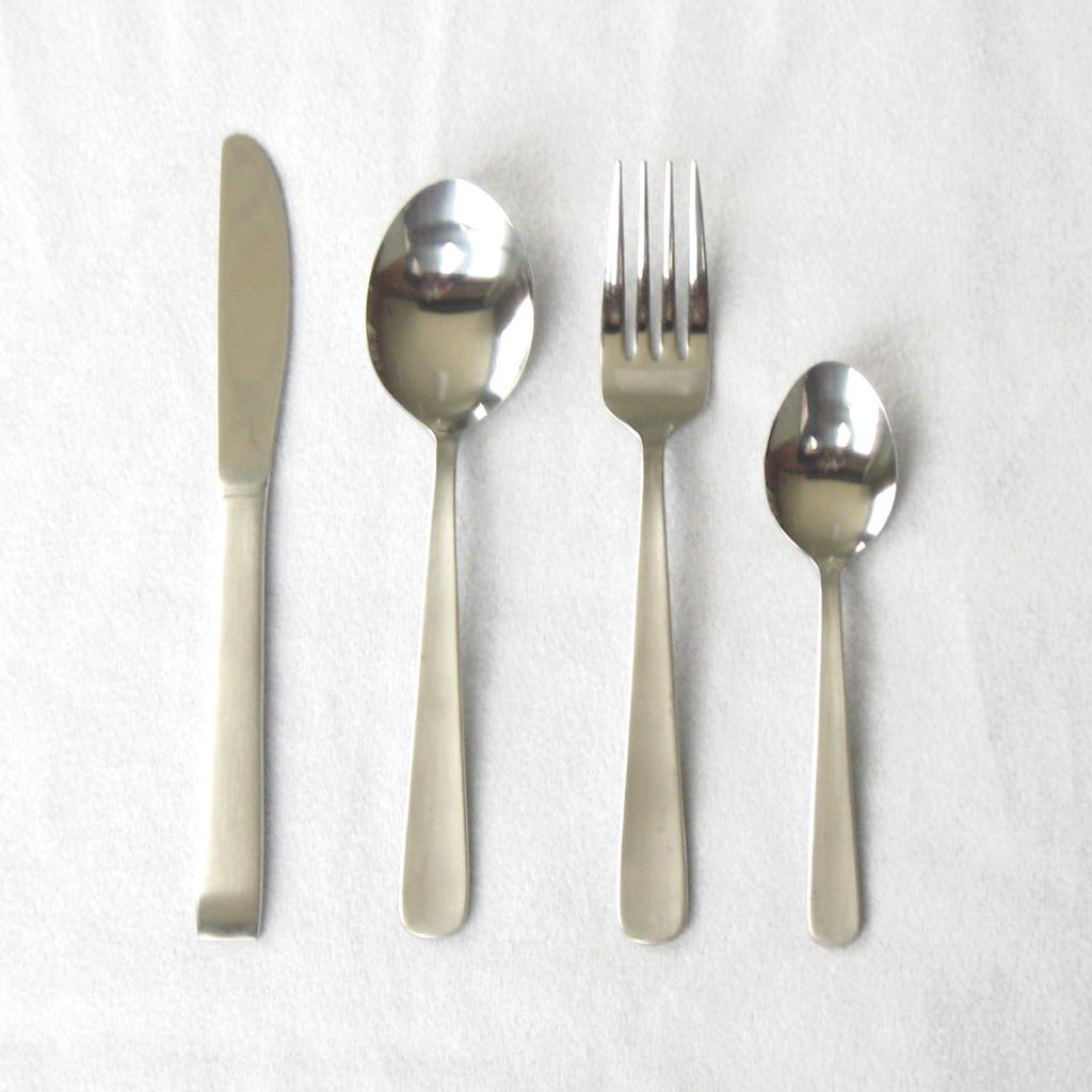 Nagao Tsubame Dinner Cutlery Set Stainless Steel 8 Piece Set for 2 People Dishwasher Safe Made In Japan Knife/Spoon/Fork/Teaspoon 18-0