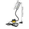 4W 30 LEDs Sewing Machine Light Dimmable No Flicker LED Sewing Light Universal Hose Rotary Switch Flexible Arm Lamp Drill Press