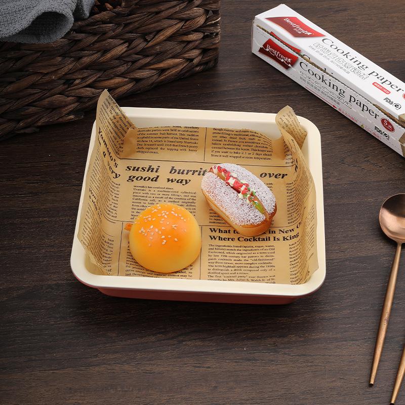 5m Paper Grease Resistant Basket Liner Oilpaper Bread Sandwich Burger Fries Wrappers Baking Tools