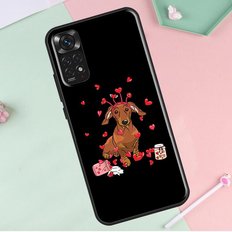 Такса Доберман Собака Для Redmi Note 12 Pro Plus Чехол Для Redmi Note 10 8 9 11 Pro 12S 11S 10S 9S 9C 10C 12C Чехол