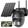 8 Million Solar Security Dipclea Outdoor Solar Security Wireless Surveillance Camera with 5dBi WiFi PTZ No Power Supply Wireless Outdoor Camera with