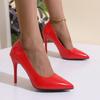 Fashion Women Shoes High Heels Sexy Pointed Toe Pumps Solid Color Pointed Shallow Mouth Elegant Sexy Comfortable Pumps for Women