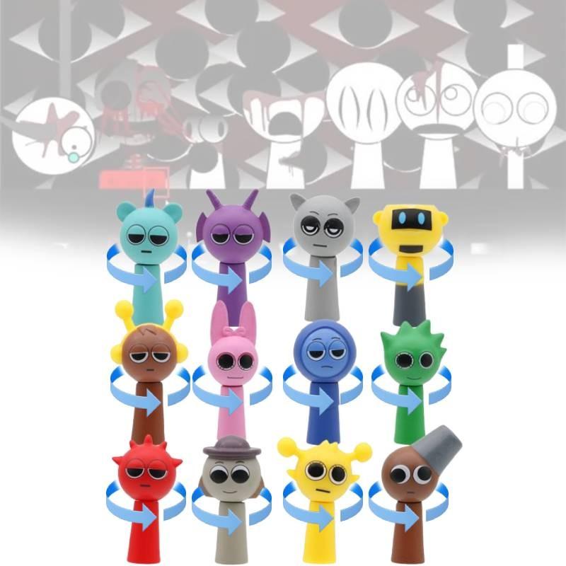 Unique Sprunki Rhythm Box Figurines In Various Colors Perfect For Cake Toppers And Collectibles