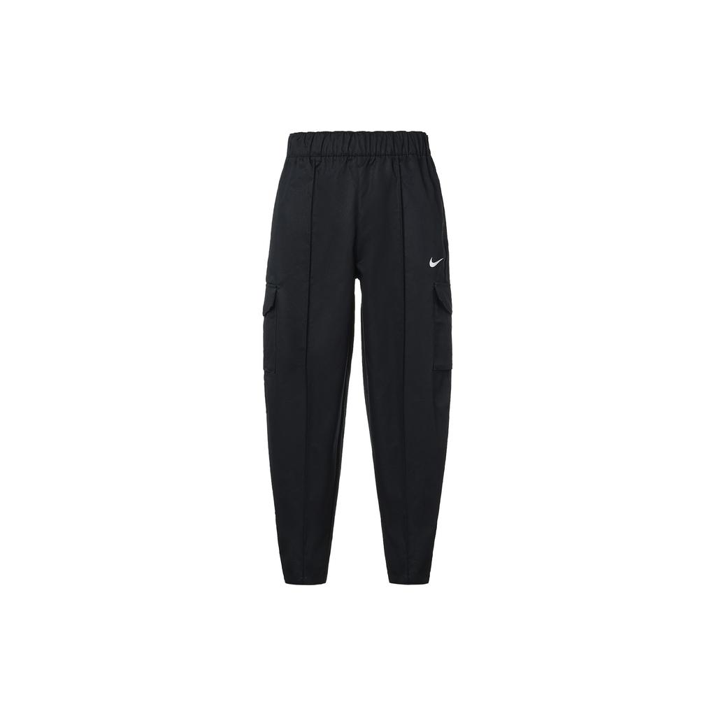 Nike Solid Color Woven Sports Pants For Spring Women Bottoms Black DD5984-010