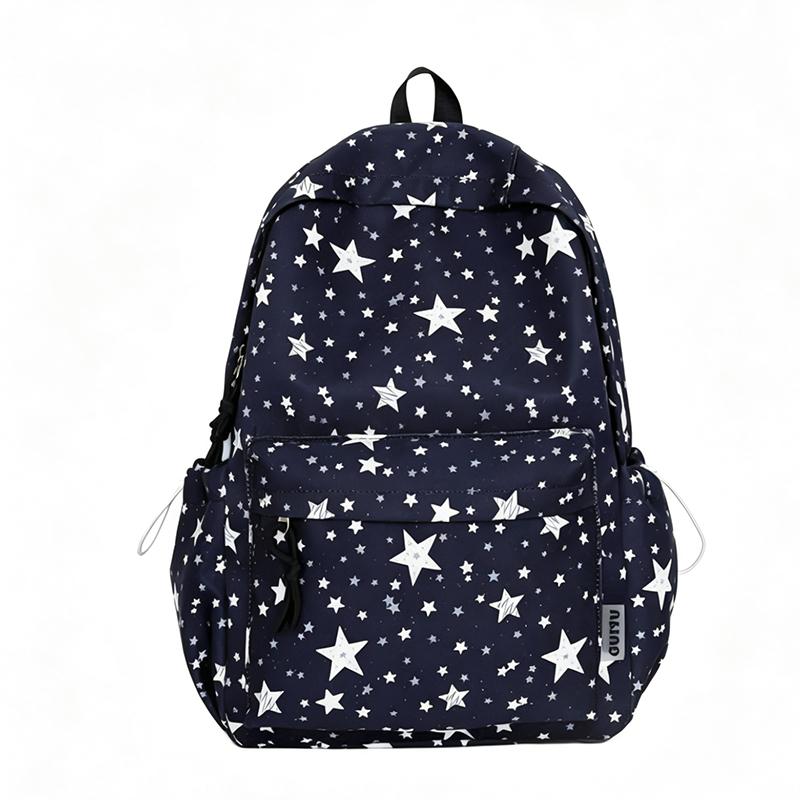 Student Schoolbag Female Star Printed Backpack