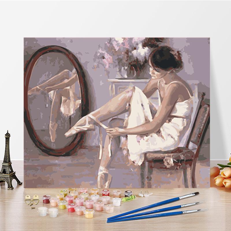 DIY Картина по номерам Ремесла Картина по номерам Украшение дома Цифровая живопись маслом Искусство Хобби