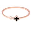 Fashion Lucky Clover Bracelet Rose Gold Eco Friendly Bracelet Jewellery Women's Open Adjustable Bracelet