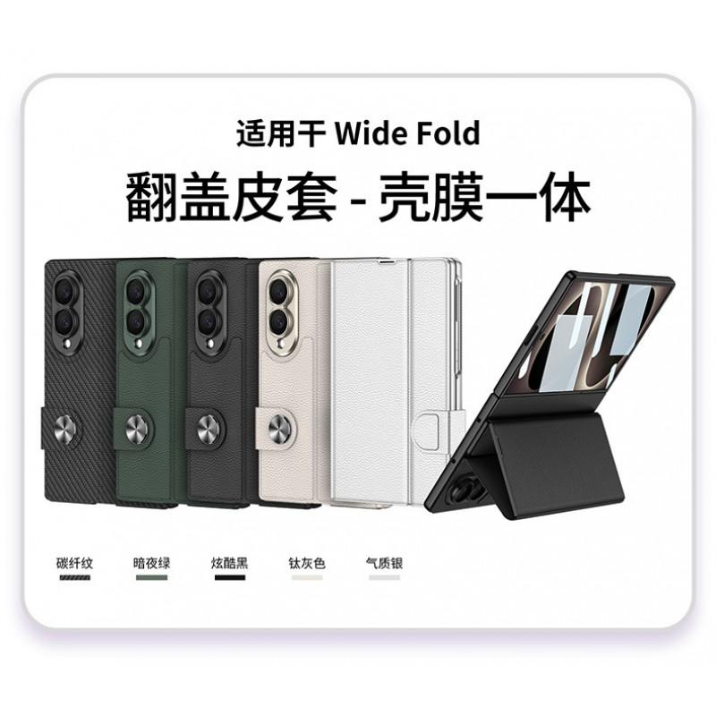 Slim PU Leather Flip Case Galaxy Z Fold8 With Pen Slot Stand Magnetic Anti-Scratch Shockproof Daily Use