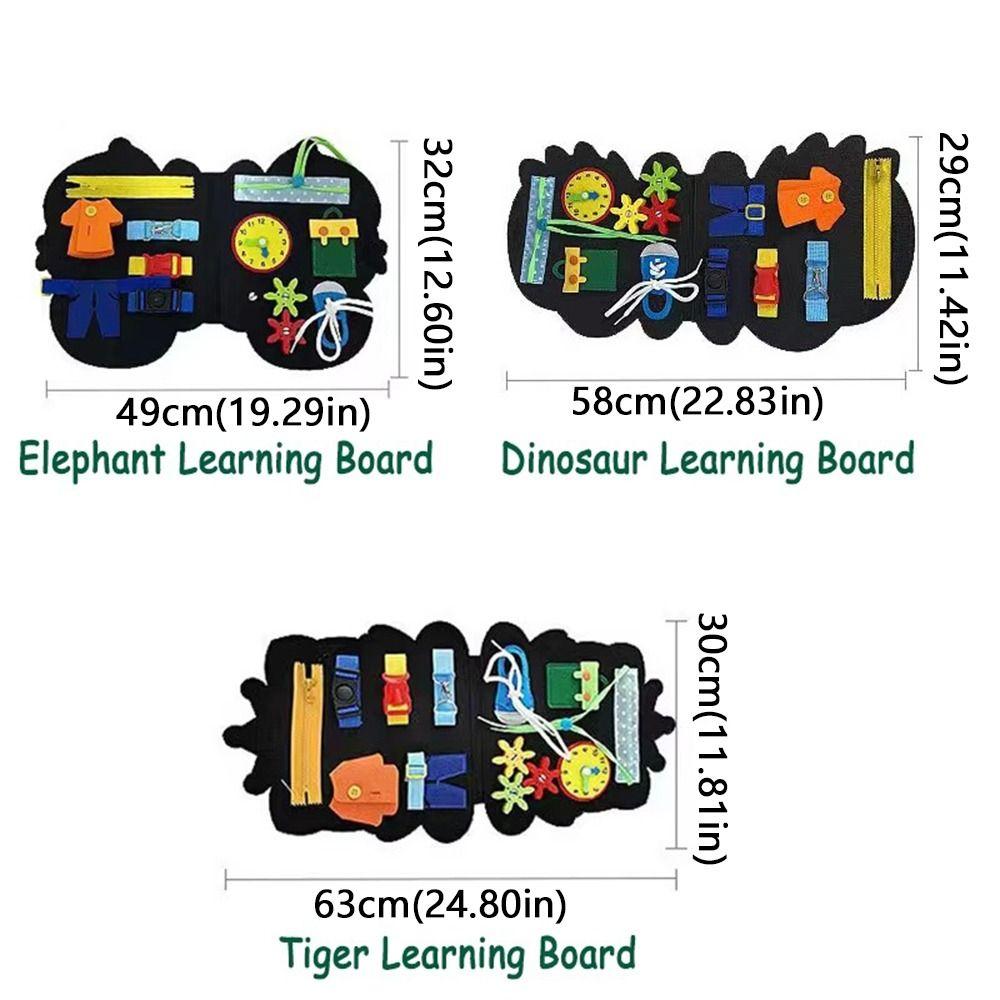 Dressing Board Busy Board Felt Material Sensory Toy Fine Motor Skills Toy  Children Education