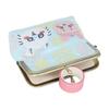 Sunstar Stationery Chiikawa Mini Pouch with Embroidered Momonga Used S2323613 Clasp, & Bookstore,