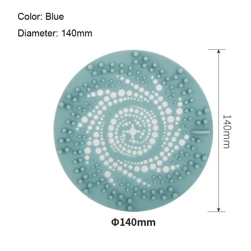 1 шт., силиконовый сливной фильтр, бытовой фильтр для душа, напольный фильтр, фильтры для раковины, улавливатель волос для кухни, аксессуары для ванной комнаты