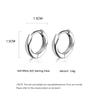 925 Sterling copper Simple copper Plain Ring Suitable For Women's Light Luxury High-end Versatile Ear Rings As Zircon
