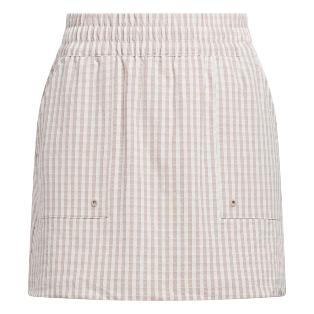 Adidas Golf Gingham Check Pull-On Golf Skirt, Wonder Tarp
