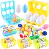 Infants And Young Children Science And Education Intelligence Smart Eggs, Splicing Simulated Eggs, Twisted Eggs, Shape And Color Matching Egg Toys