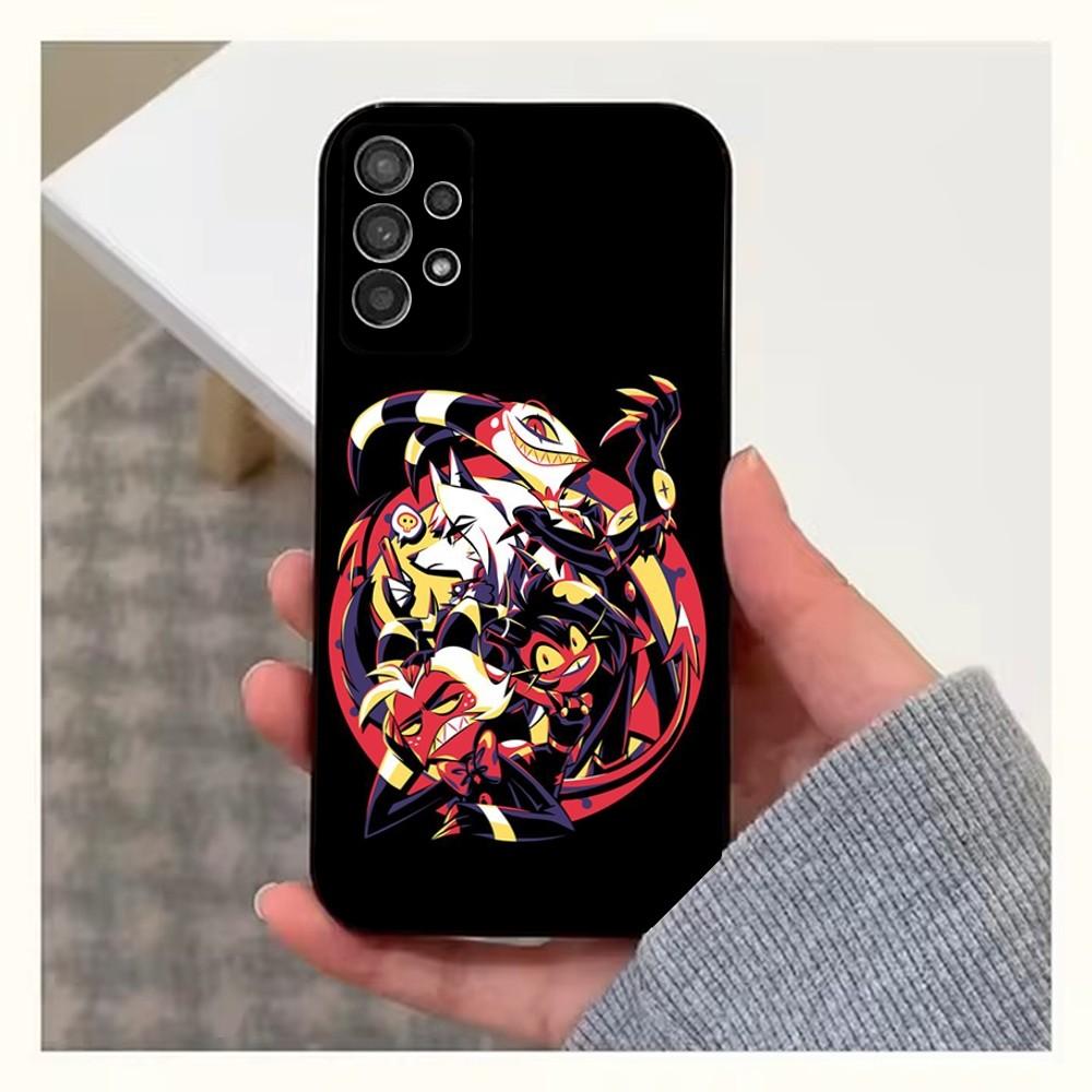 Чехол для телефона с аниме H-Helluva B-Boss для Samsung S25, S24, S23, S22, S20, S21, S10, Ultra, Plus, Lite, FE, Мягкий силиконовый черный чехол