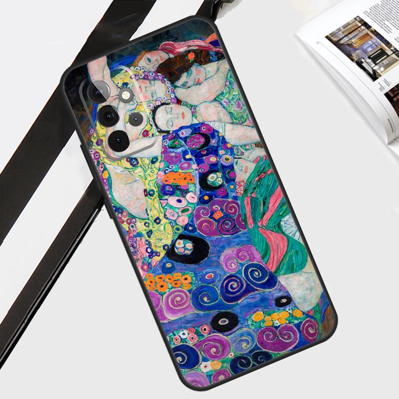 Художественный чехол Густава Климта для Samsung Galaxy A12 A22 A32 A52 A56 A36 A26 A16 A06 A54 A34 A14 A13 A53 A15 A35 A55