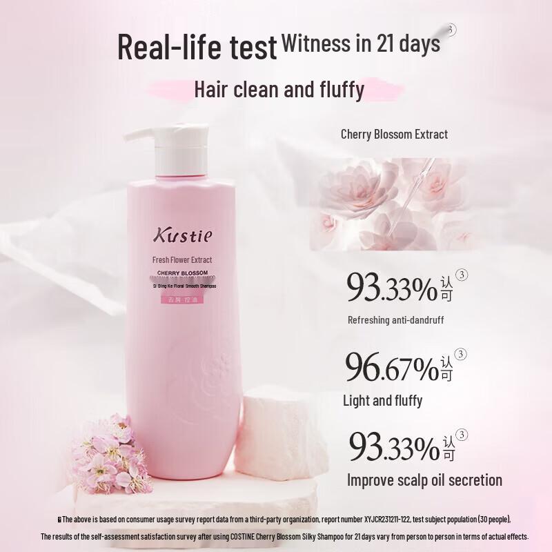 Kustie Sakura Smooth Shampoo & Conditioner Set