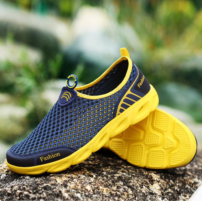 Fashion Fashion Casual Shoes Lightweight Summer Breathable Men Shoes Outdoor Comfortable Women Footwear Male Ladies Walking Shoes 36-46