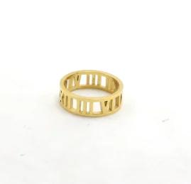 Stainless Steel Ring for Women Inlaid Zircon Rings Waterproof Romantic Fashion Jewelry