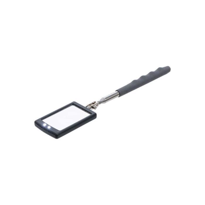 Miroir de visite - bgs - 99302 - led - télescopique - antidérapant