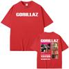Gorillaz The Mountian New Album 2026 Tour TShirt Men Women Oversized Fashion Gothic Clothes T Shirts O-Neck High Quality T-shirt