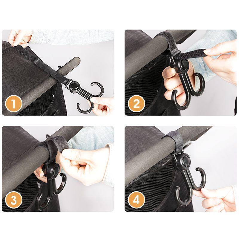 Universal Hook for Electric Cars, Bicycles, Strollers, and Wheelchairs - Perfect for Shopping Bags and Baby Accessories