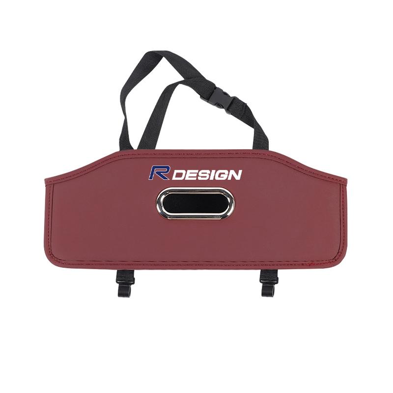 Car Hook Storage Bag Seat Back Water Cup Holder Tissue Box Rear Storage Organizer For Volvo Rdesign XC60 XC90 XC40 V50 V60 V40
