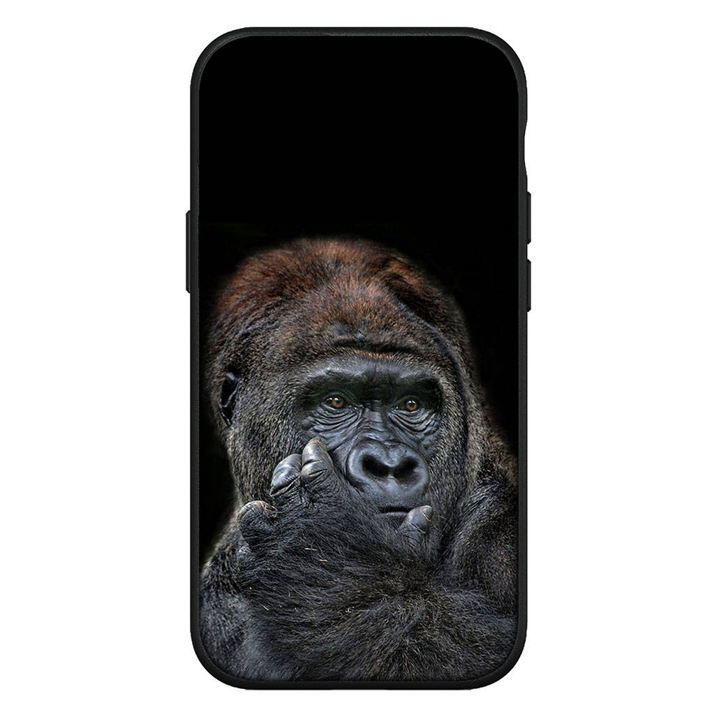 Чехол для iPhone 16 15 Xiaomi Redmi Note 14 13 12 11 Pro Max X 8 9 16e Samsung Galaxy S25 S24 S23 Moto OPPO Huawei Обезьяна Горилла Человек Обезьяна Детский Чехол для Телефона