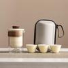 Baizi'en Portable Ceramic Travel Tea Set