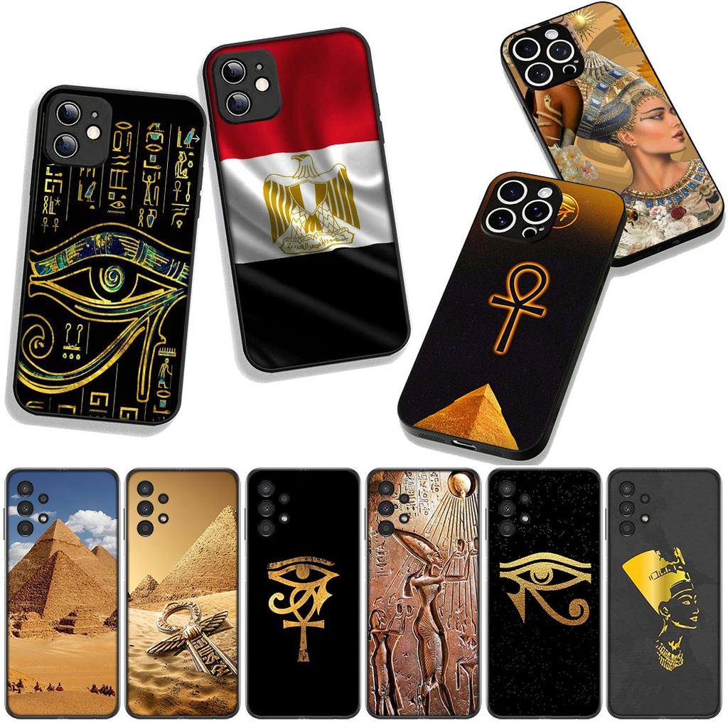 Анубис Анх Египет Нефертити Флаг для Samsung Galaxy A25 A37 A57 A12 A14 A31 A50 A51 A70 A71 A72 A21S A04 M15 Note 20 9 8 10 Чехол