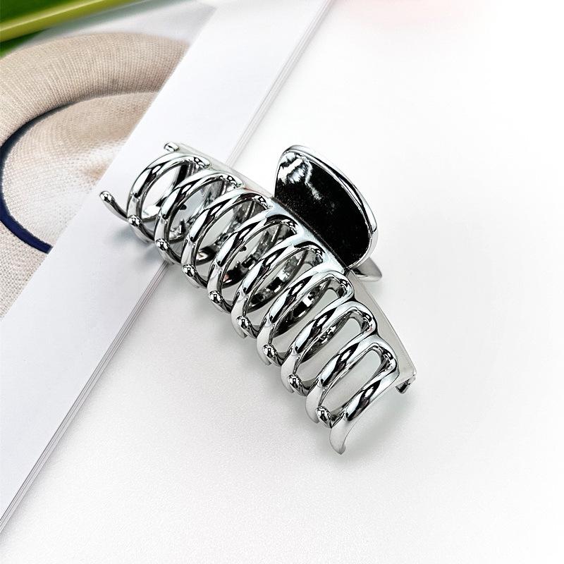 Большие металлические заколки-крабы в японском и корейском стиле для укладки волос