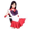 Sailor Moon Mars Cosplay Costume Set Leotard Elastic Fabric One Piece Type Large Size Size Equivalent 3L Sailor Mars Hino Rei [Fujitatsu] Men's S-M