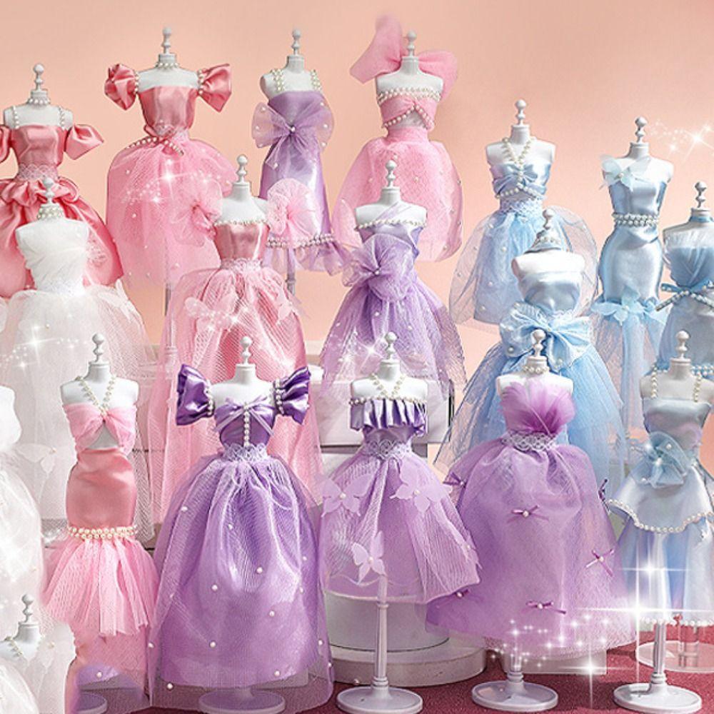 Handmade DIY Doll's Clothes Kit Wear Doll's Dress Material Doll Accessories