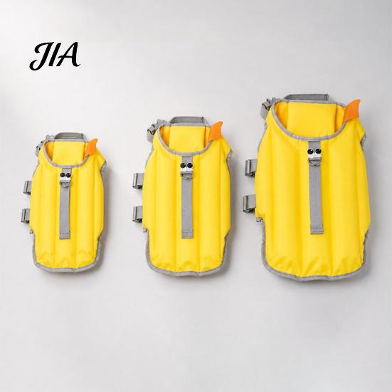 High Buoyancy Pet Swim Suit Dog Life Jacket, Vest with Chin Rest And Rescue Adjustable Water Safety Gear Handle, Float Jacket for Small, Medium