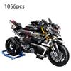 MOC City Technical Super Motorcycle Racing Motorbike Model Building Block DIY Locomotive Brick Toys for Children Boys Gifts
