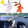 Car Ornament Decoration Color Change Duck Roast Duck Pendant Swing Duck Auto Hood Decoration Duck Rear View Mirror Accessories