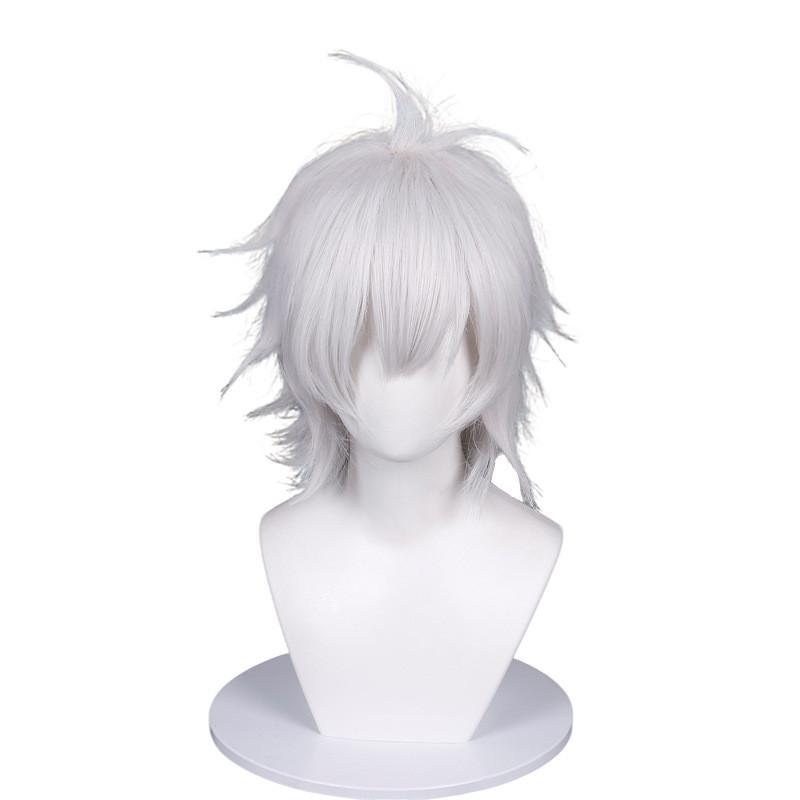 Jujutsu Kaisen Gojo Satoru Cosplay Wig Short White Hightemperature Silk For Anime Fans