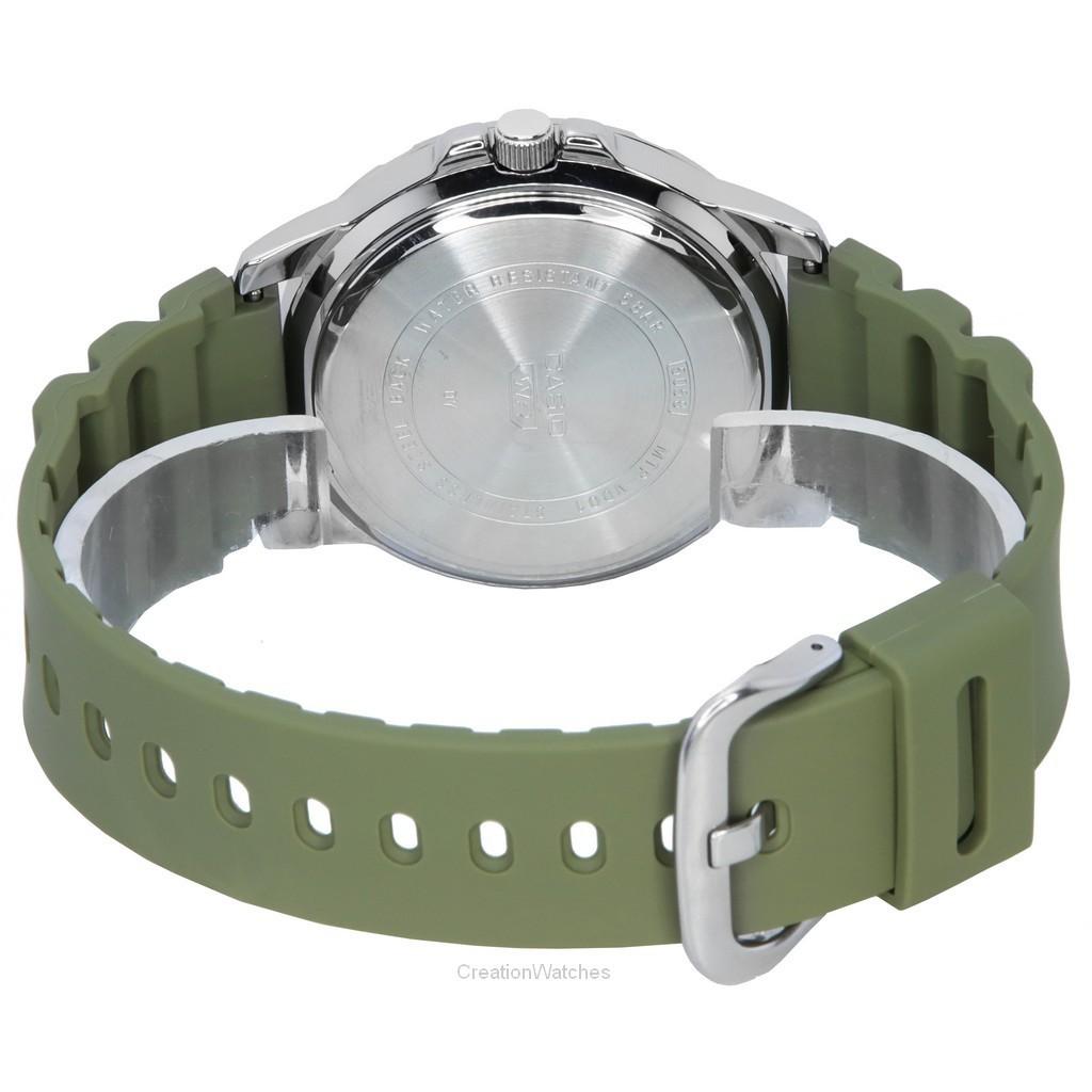 Casio Standard Analog Resin Strap Black Dial Quartz MTP-VD01-3E MTPVD01-3E Мужские часы