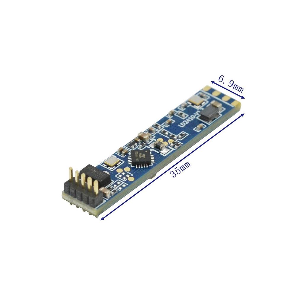 HLK-LD2410 24G FMCW 24 ГГц интеллектуальный радарный модуль обнаружения присутствия человека, модуль датчика движения с миллиметровой волной