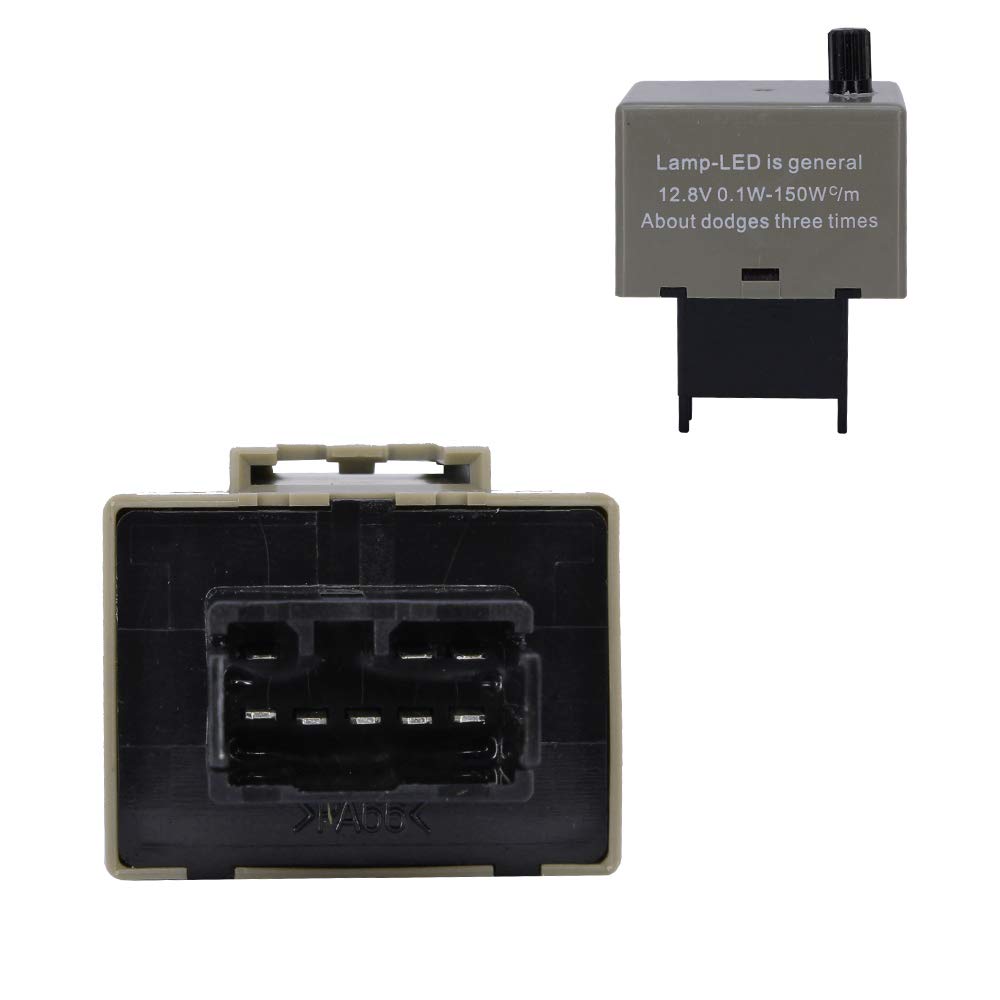 HUIQIAODS 8-контактный указатель поворота, светодиодный, совместимый со светодиодными указателями поворота, предотвращение высокой вспышки, поворот