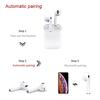 I12 TWS Wireless Bluetooth 5.0 Smart Touch Earbuds Стерео спортивные наушники с зарядным устройством