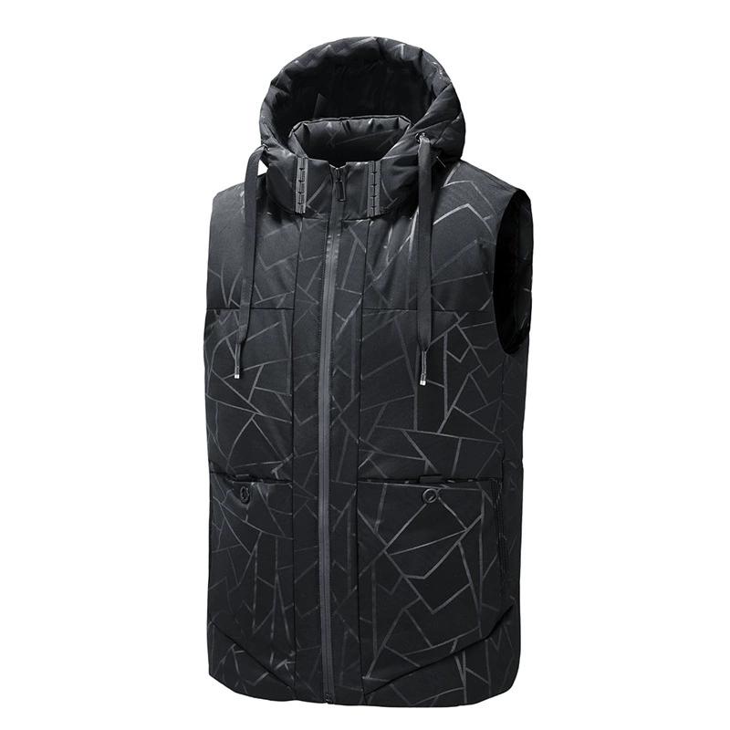 Зимний хлопковый жилет, мужской свободный повседневный жилет больших размеров, молодежный спортивный жилет