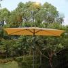Replacement Umbrella Canopy 6.6X10 Ft Square Outdoor Shade Canopy Cover UV Protection Shade Waterproof Parasol Top Cover