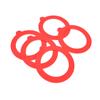 5Pcs Silicone Jar Gaskets Food Storege Jars Replacement Airtight Leak-Proof