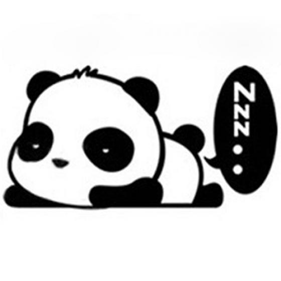 Милая мультяшная панда, декоративная наклейка на окно, дверь, настенный выключатель, съемная наклейка AVE