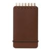 Midori Memo Pad WM Ring Memo Grain Dark Tea 11799006