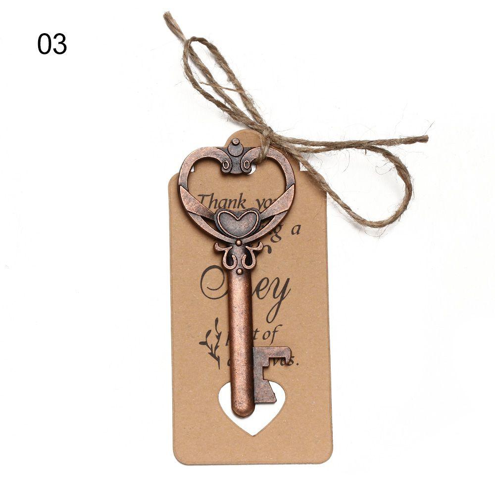 Vintage Party Favor Supplies Beer Opener Wine Keychain Souvenir Wedding Decor Key Bottle Opener