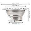 304 Stainless Steel Floor Drain 3.94in Diameter Floor Drain Kit Shower Drain Kit  75mm Pipe