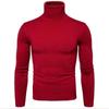 Autumn and Winter Men's Turtleneck Sweater Korean Version Slim-fit Men's Solid-color Pullover Bottoming Knitted Sweater