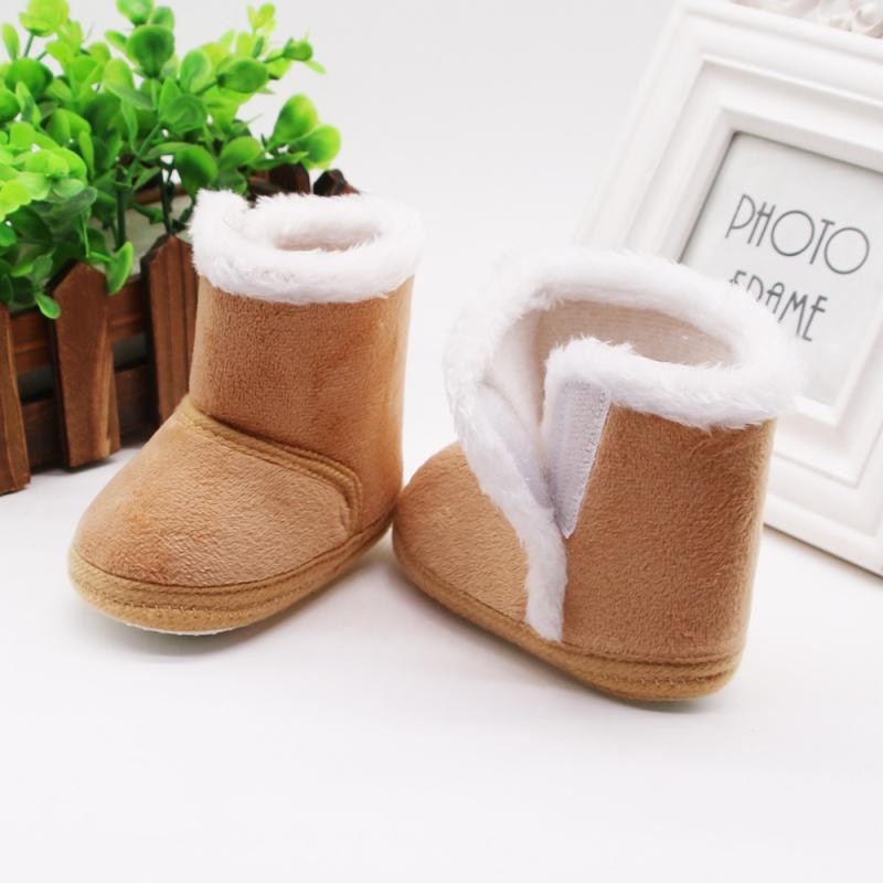 Winter Warm Newborn Cotton Snow Boots Girls Boys Toddler First Walkers Cute Non-slip Soft Sole Unisex Boots